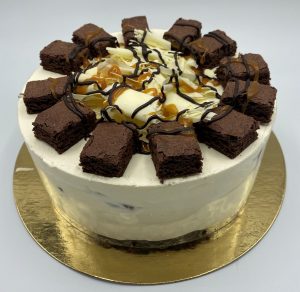 6in White Chocolate Brownie