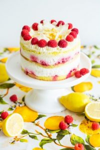 9" Lemon Raspberry Shortcake