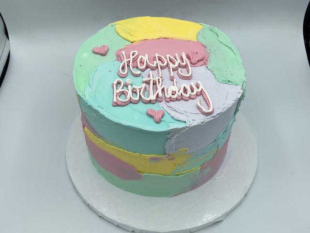 Vanilla Birthday Cake Multicolor