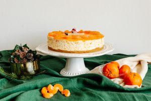 No Bake Mandarin Cheesecake