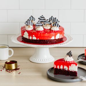 "No Bake" Red velvet Cheesecake