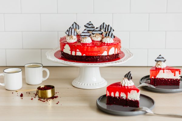 "No Bake" Red velvet Cheesecake