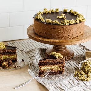 Dubai Kadaifi Chocolate Cake
