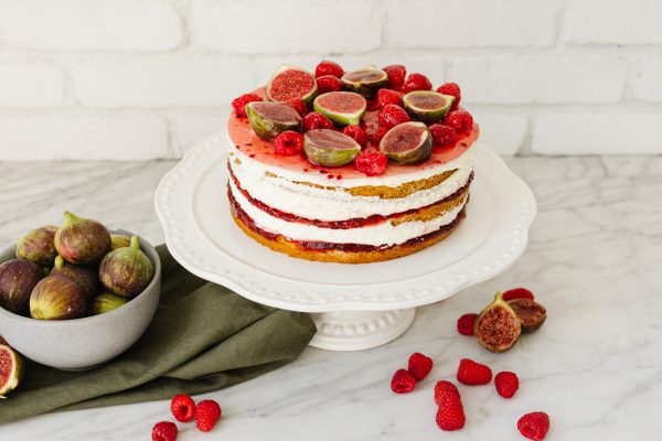 Gâteau figues framboises mascarpone (Fig Raspberry Mascarpone)