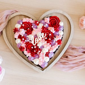 Gâteau cœur au chocolat et au mascarpone (6-8 portions)