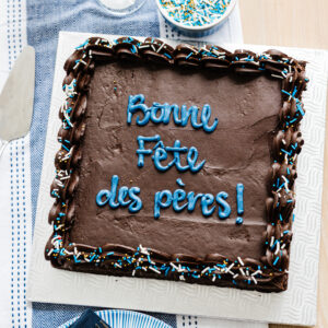 Father's Day Brownie Slab (English)